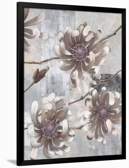 Pewter Petals 1-Jurgen Gottschlag-Framed Art Print