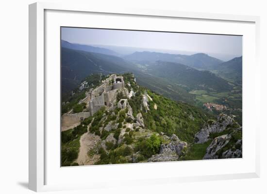 Peyrepertuse Cathar Castle, French Pyrenees, France-Rob Cousins-Framed Photographic Print