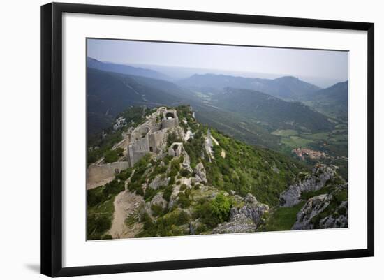 Peyrepertuse Cathar Castle, French Pyrenees, France-Rob Cousins-Framed Photographic Print