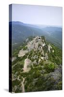 Peyrepertuse Cathar Castle, French Pyrenees, France-Rob Cousins-Stretched Canvas