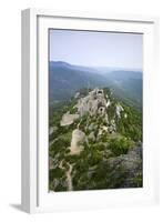 Peyrepertuse Cathar Castle, French Pyrenees, France-Rob Cousins-Framed Photographic Print