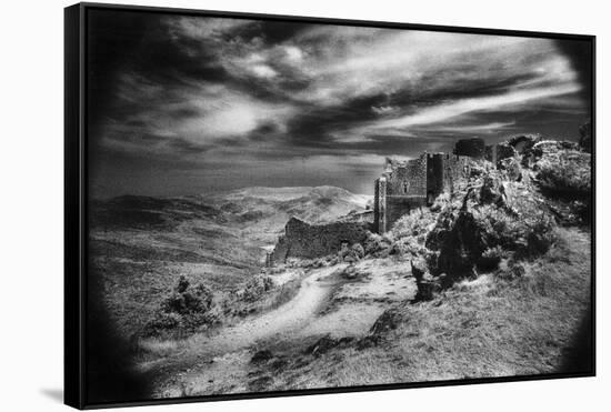 Peyrepertuse Chateau, the Pyrenees, France-Simon Marsden-Framed Stretched Canvas