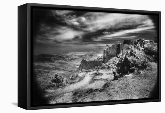 Peyrepertuse Chateau, the Pyrenees, France-Simon Marsden-Framed Stretched Canvas