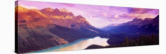 Peyto Lake, Alberta, Canada-null-Stretched Canvas