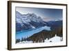 Peyto Lake at Sunset, Banff National Park, Rocky Mountains, Alberta, Canada-Miles Ertman-Framed Photographic Print