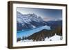 Peyto Lake at Sunset, Banff National Park, Rocky Mountains, Alberta, Canada-Miles Ertman-Framed Photographic Print