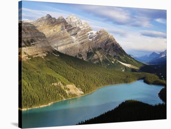 Peyto Lake, Banff National Park, UNESCO World Heritage Site, Rocky Mountains, Alberta, Canada-Jochen Schlenker-Stretched Canvas