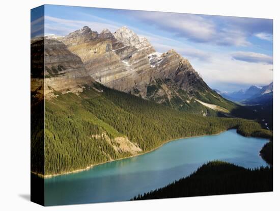 Peyto Lake, Banff National Park, UNESCO World Heritage Site, Rocky Mountains, Alberta, Canada-Jochen Schlenker-Stretched Canvas