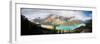 Peyto Lake Panorama, Alberta, Canada-George Oze-Framed Photographic Print