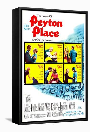 Peyton Place-null-Framed Stretched Canvas
