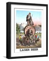 Pfaff Lager Beer-null-Framed Art Print