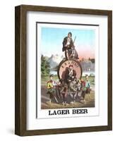 Pfaff Lager Beer-null-Framed Art Print