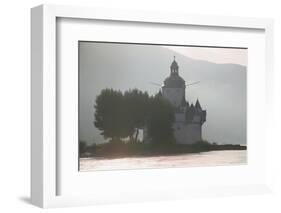 Pfalzgrafenstein Castle on an Island in the Rhine River Near Kaub, Autumnal Morning Light-Uwe Steffens-Framed Photographic Print