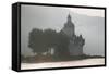 Pfalzgrafenstein Castle on an Island in the Rhine River Near Kaub, Autumnal Morning Light-Uwe Steffens-Framed Stretched Canvas