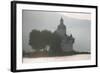 Pfalzgrafenstein Castle on an Island in the Rhine River Near Kaub, Autumnal Morning Light-Uwe Steffens-Framed Photographic Print