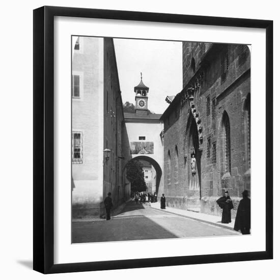 Pfarrkirche Porta, Salzburg, Austria, C1900s-Wurthle & Sons-Framed Photographic Print