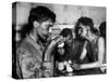 Pfc. Faris M. Tuohy, Holding Coffee Cup &, Along with His Fellow Marines-Ray R^ Platnick-Stretched Canvas