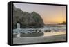 Pfeiffer Beach Sunset-Rob Tilley-Framed Stretched Canvas