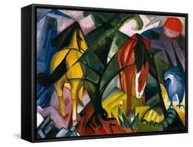 Pferde Und Adler, 1912-Franz Marc-Framed Stretched Canvas