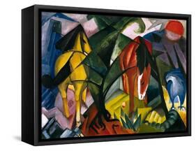 Pferde Und Adler, 1912-Franz Marc-Framed Stretched Canvas