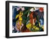 Pferde Und Adler, 1912-Franz Marc-Framed Giclee Print