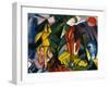 Pferde Und Adler, 1912-Franz Marc-Framed Giclee Print