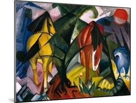 Pferde Und Adler, 1912-Franz Marc-Mounted Giclee Print