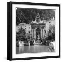 Pferdeschwemme, Salzburg, Austria, C1900-Wurthle & Sons-Framed Photographic Print