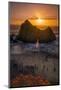 Pfieffer Beach Wonder, Big Sur Arch California Coast Sunset-Vincent James-Mounted Photographic Print