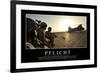 Pflicht: Motivationsposter Mit Inspirierendem Zitat-null-Framed Photographic Print