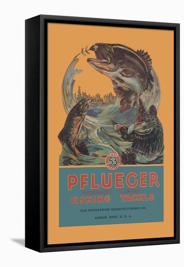 Pflueger Fishing Tackle-null-Framed Stretched Canvas