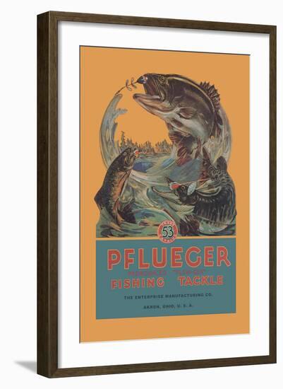 Pflueger Fishing Tackle-null-Framed Art Print