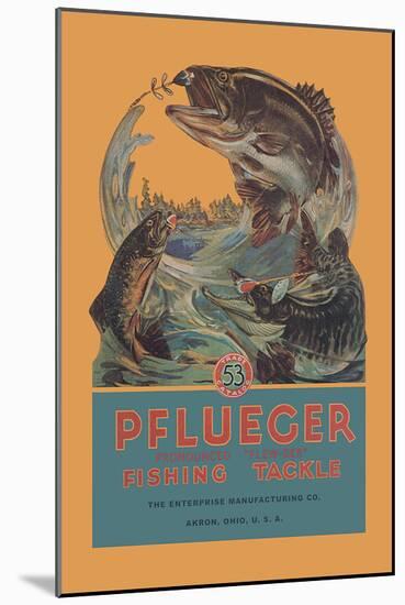 Pflueger Fishing Tackle-null-Mounted Art Print