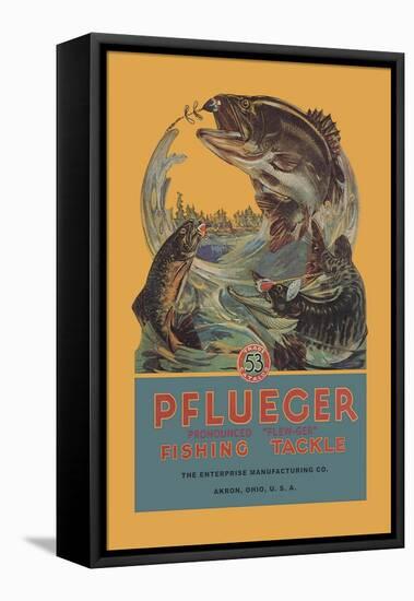 Pflueger Fishing Tackle-null-Framed Stretched Canvas