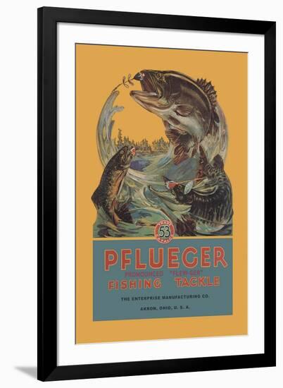 Pflueger Fishing Tackle-null-Framed Art Print