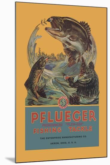 Pflueger Fishing Tackle-null-Mounted Art Print