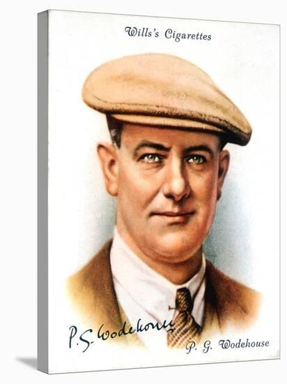 Pg Wodehouse, English Novelist and Writer, 1937-null-Stretched Canvas