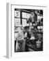 Ph.D. Dr. Aaron Bendich in Laboratory Study-null-Framed Premium Photographic Print