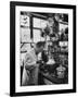 Ph.D. Dr. Aaron Bendich in Laboratory Study-null-Framed Photographic Print