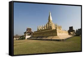 Pha Tat Luang, Vientiane, Laos-Robert Harding-Framed Stretched Canvas