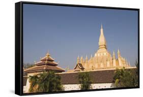 Pha Tat Luang, Vientiane, Laos-Robert Harding-Framed Stretched Canvas