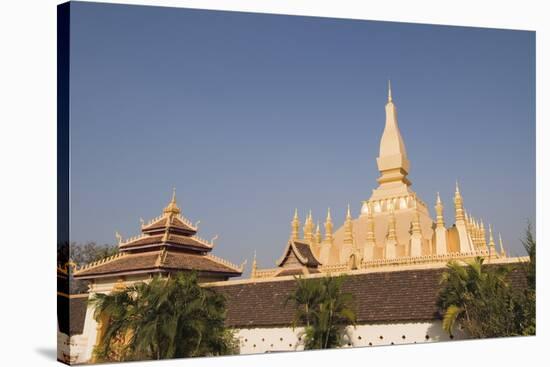 Pha Tat Luang, Vientiane, Laos-Robert Harding-Stretched Canvas