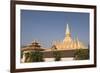 Pha Tat Luang, Vientiane, Laos-Robert Harding-Framed Photographic Print