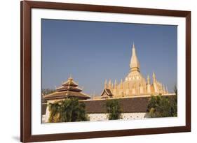 Pha Tat Luang, Vientiane, Laos-Robert Harding-Framed Photographic Print