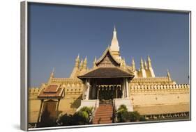 Pha Tat Luang, Vientiane, Laos-Robert Harding-Framed Photographic Print