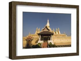 Pha Tat Luang, Vientiane, Laos-Robert Harding-Framed Photographic Print