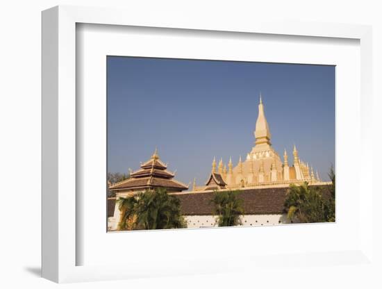 Pha Tat Luang, Vientiane, Laos-Robert Harding-Framed Photographic Print