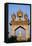 Pha That Luang Gate and Stupa-Paul Souders-Framed Stretched Canvas