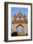 Pha That Luang Gate and Stupa-Paul Souders-Framed Photographic Print