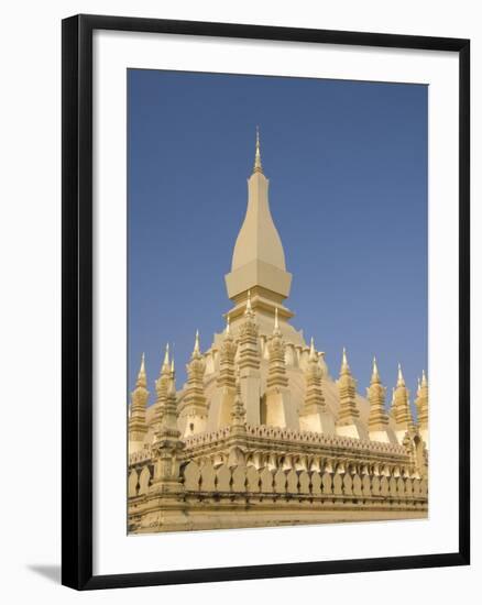 Pha That Luang, Vientiane, Laos, Indochina, Southeast Asia, Asia-Richard Maschmeyer-Framed Photographic Print